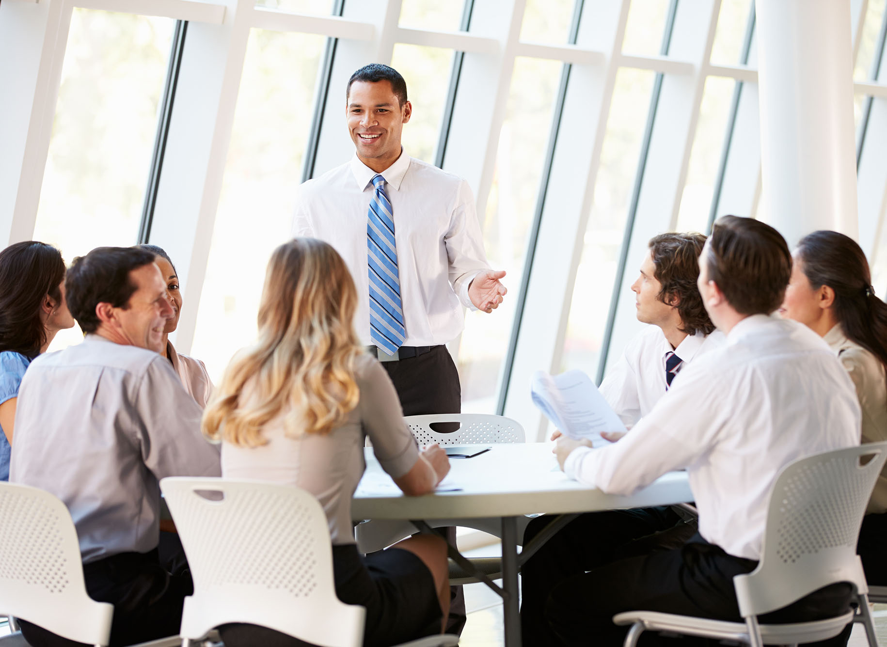 vision image with corporate people have a meeting